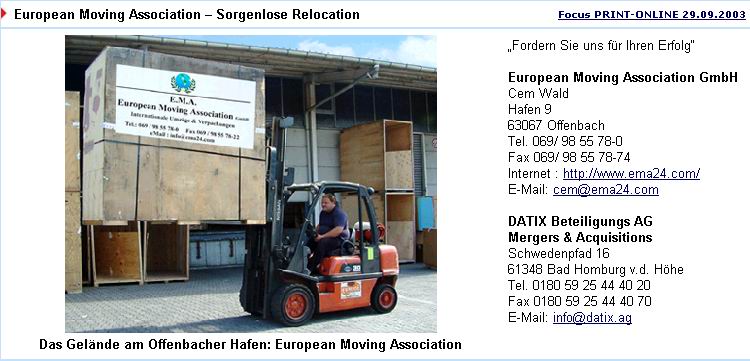 European Moving Association GmbH